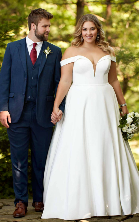 Formal plus size hot sale wedding dresses